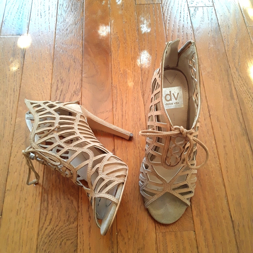 Dolce Vita cage ankle booties